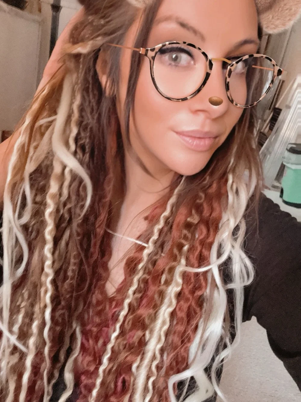 Boho Viking Full Set Dreadlock Extensions - Warm Tones